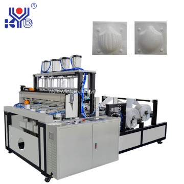 Semi-automatic Disposable Cup Masks Forming Machine